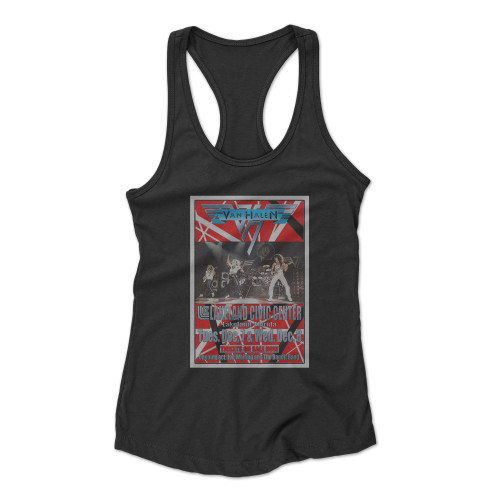 Van Halen Replica 1982 Concert Racerback Tank Top