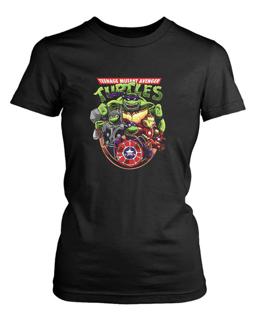 Teenage Mutant Avenger Turtles Women's T-Shirt Tee