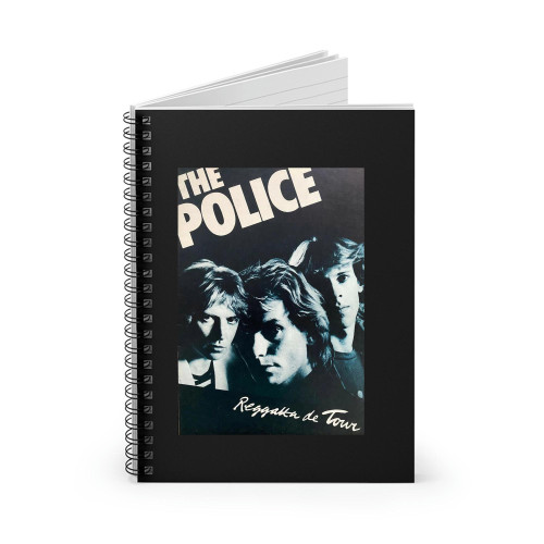 1979 The Police European Reggata De Tour Concert Spiral Notebook