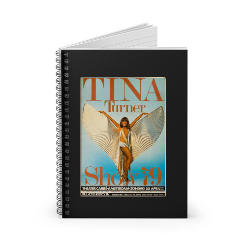 1979 Tina Turner Concert Spiral Notebook