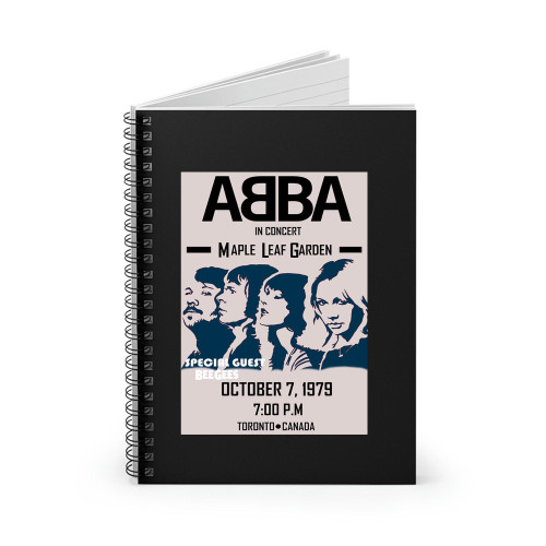 Abba Concert Spiral Notebook