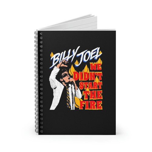 Billy Joel Tour Vintage Retro Spiral Notebook