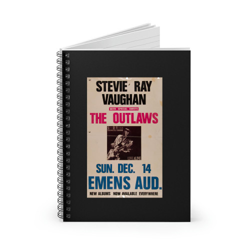 Buy Stevie Ray Vaughan Concert (2) Spiral Notebook Buy Stevie Ray Vaughan Concert (2) Spiral Notebook