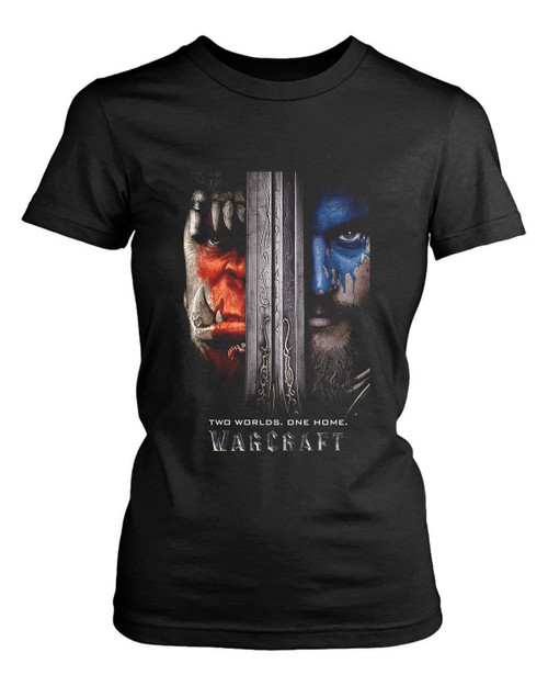 Two Worlds One Home Warcraft Women's T-Shirt Tee