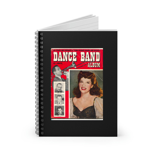 Dance Band Album 1942 Fawcett Dinah Shore Xavier Cugat Gene Krupa Woody Herman Spiral Notebook