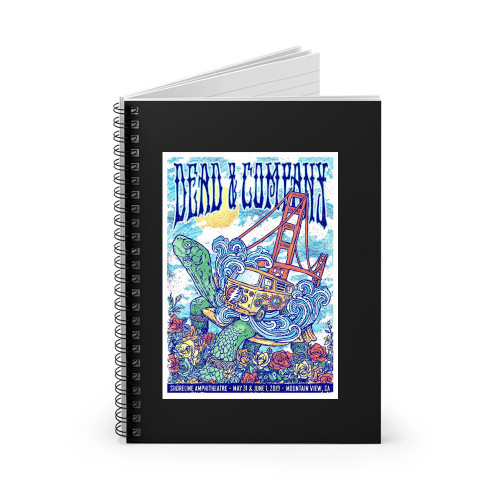 Dead And Company Shoreline Dead And Co Grateful Dead Spiral Notebook