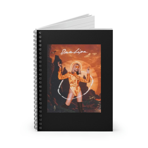 Dua Lipa Vintage Pop Music Singer Spiral Notebook