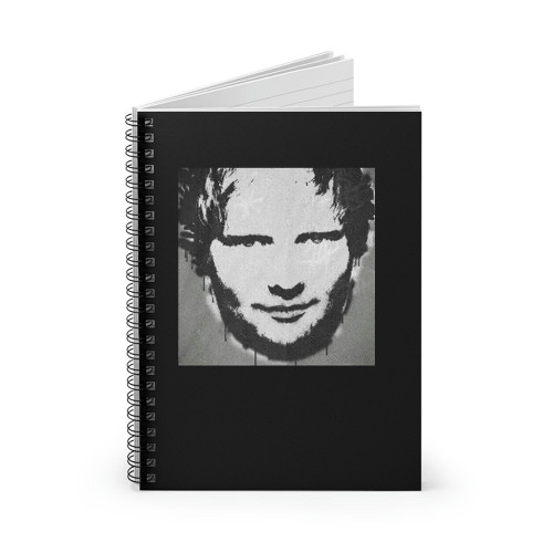 Ed Sheeran Banksy Style Graffiti Spiral Notebook