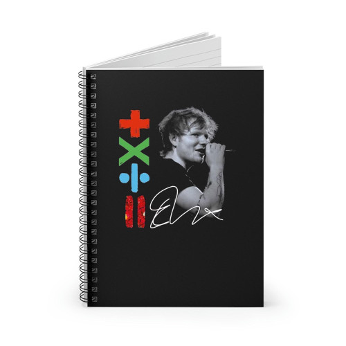 Ed Sheeran Concert The Mathematics Tour 202 Country Music Spiral Notebook