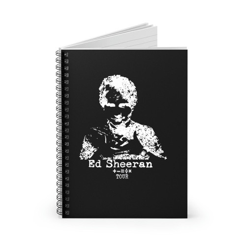 Ed Sheeran Tour The Mathletics Concert Spiral Notebook