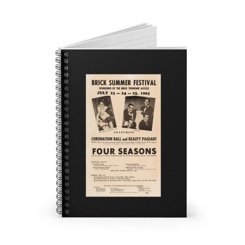 Four Seasons Brick Summer Festival Concert Spiral Notebook