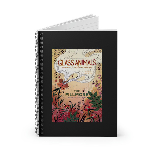 Glass Animals Concert 2015 Spiral Notebook