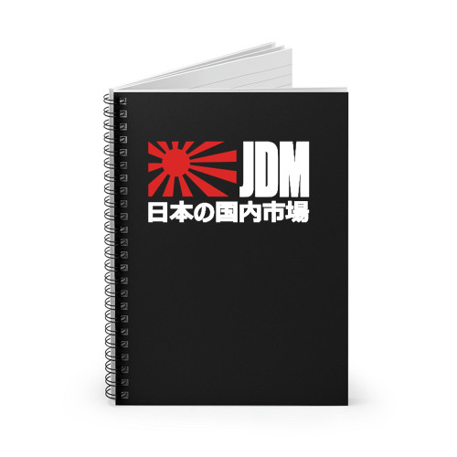 Jdm Car Guy Lovers Japanese Spiral Notebook