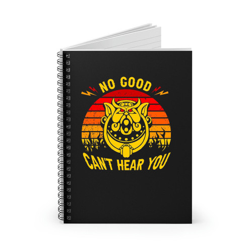 Labyrinth No Good Can't Hear You Vintage Spiral Notebook