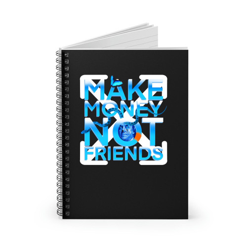 Make Money Not Friends Jordan 1 Retro Spiral Notebook Make Money Not Friends Jordan 1 Retro Spiral Notebook
