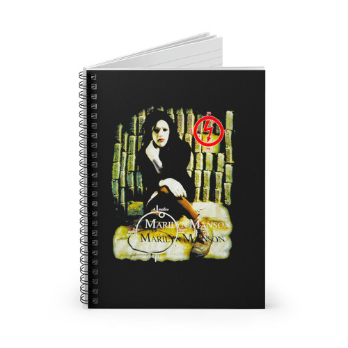 Marilyn Manson Malice Spiral Notebook