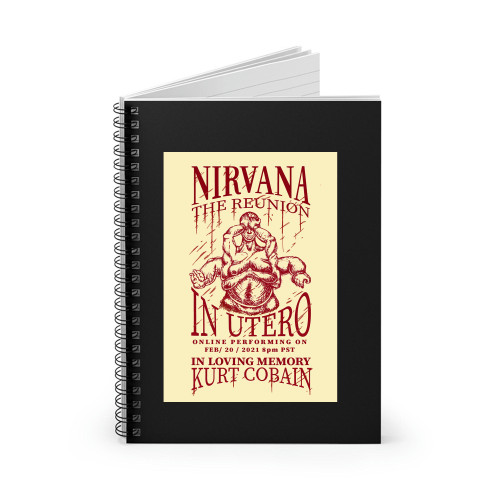 Mock Nirvana Concert Spiral Notebook