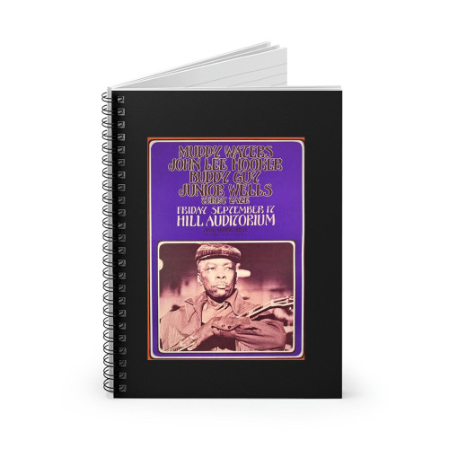 Muddy Waters Concert S And Collectibles Sf Rock S Spiral Notebook