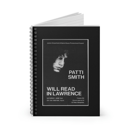 Patti Smith 1979 Spiral Notebook