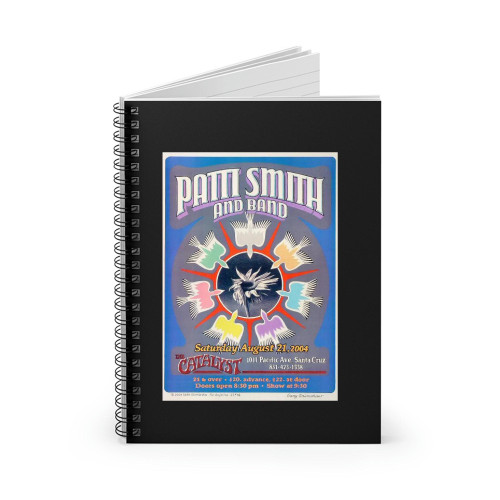 Patti Smith Vintage Concert 2 Spiral Notebook