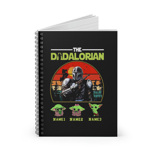 Personalized The Dadalorian Custom Name Spiral Notebook