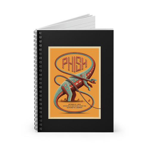 Phish 1991 Gothic Theatre Concert Spiral Notebook