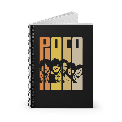 Poco Band Retro Vintage Spiral Notebook