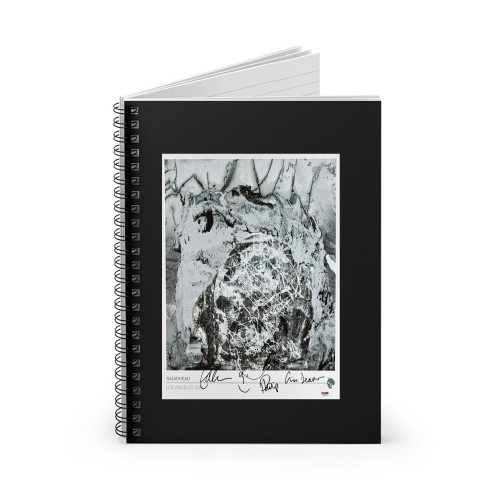 Radiohead Group Signed 2016 Tour Spiral Notebook
