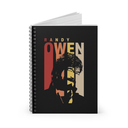 Randy Owen Retro Vintage Spiral Notebook