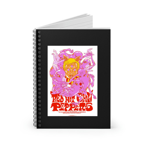 Red Hot Chili Peppers Houston May 25 2023 Spiral Notebook