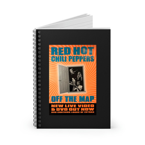 Red Hot Chili Peppers Off The Map Original Spiral Notebook