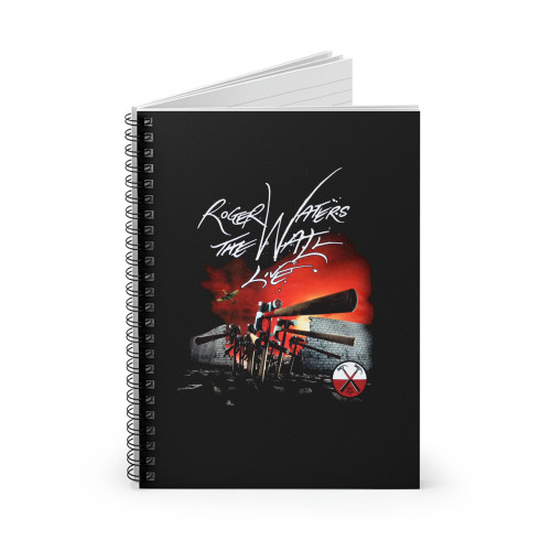 Roger Waters The Wall Live 2013 Tour Europe Spiral Notebook