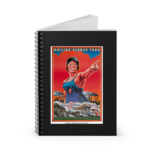Rolling Stones Tour Aor 4 274 Spiral Notebook