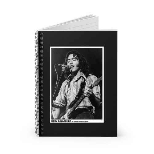 Rory Gallaghe Spiral Notebook