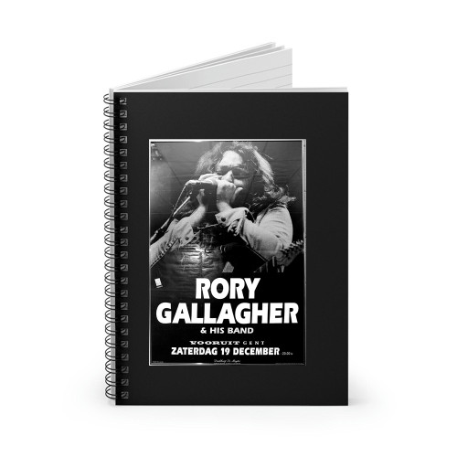 Rory Gallagher Concert Photos Spiral Notebook