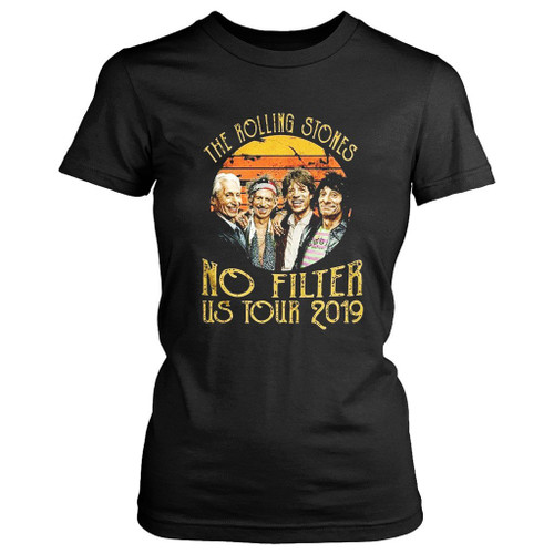 The Rolling Stones No Filter Us Tour 2019 Retro Women's T-Shirt Tee