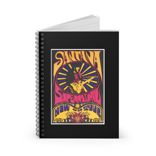 Santana 03 Music Concert Mini Spiral Notebook