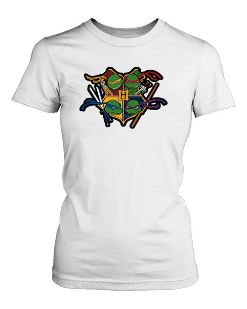 Tmnt At Hogwarts Women's T-Shirt Tee