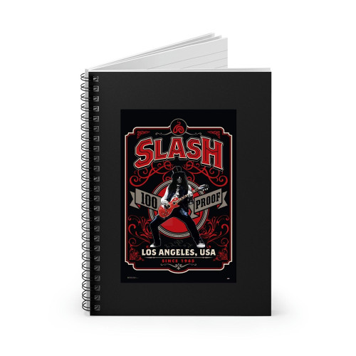 Slash 100 Proof Los Angeles Spiral Notebook