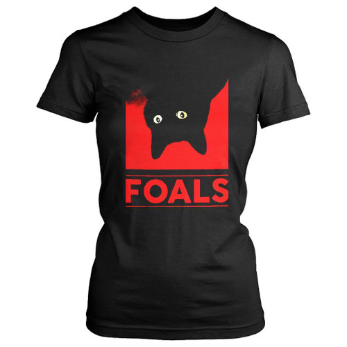 Black Cat Foals Rock Band Tour 2019 Women's T-Shirt Tee