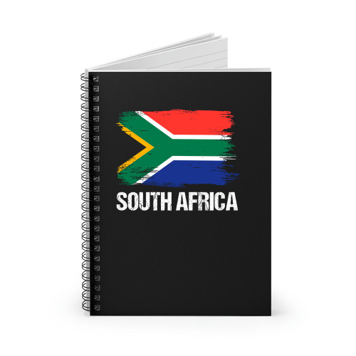 South Africa Flag Pride Vintage Heritage Patriotic Born Spiral Notebook