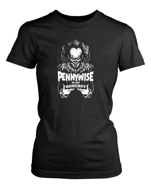 Clown Is My Homeboy Women's T-Shirt Tee Clown Is My Homeboy Women's T-Shirt Tee