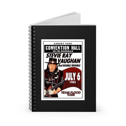 Stevie Ray Vaughan 1983 Concert Spiral Notebook Stevie Ray Vaughan 1983 Concert Spiral Notebook