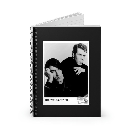 Style Council Vintage Concert Photo Spiral Notebook