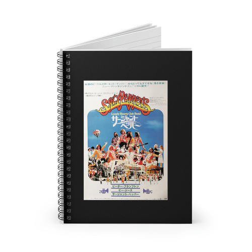 The Bee Gees Sgt Pepper's Lonely Hearts Club Band Japanese Promo Spiral Notebook