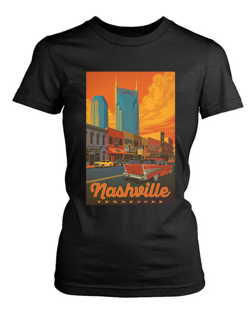 Nashville Tennessee Women's T-Shirt Tee