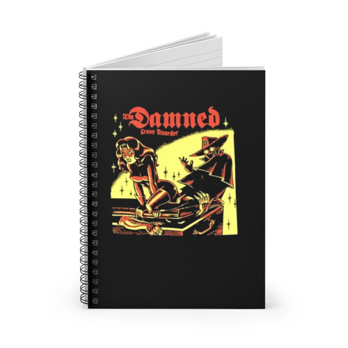 The Damned Grave Disorder Punk Rock Spiral Notebook