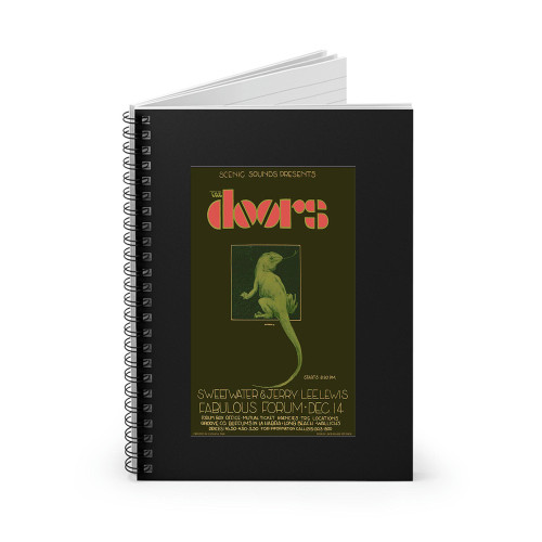 The Doors 1960s L A Forum Concert Spiral Notebook