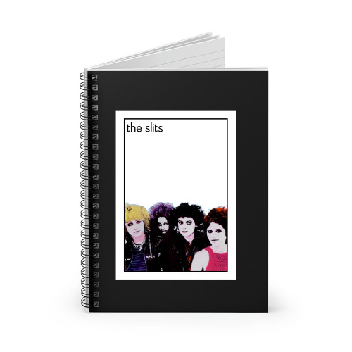 The Slits A3 Art Punk Cut Ari Up Siouxsie Spiral Notebook