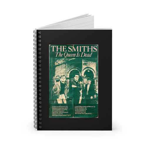 The Smiths 1986 Queen Is Dead Tour Spiral Notebook